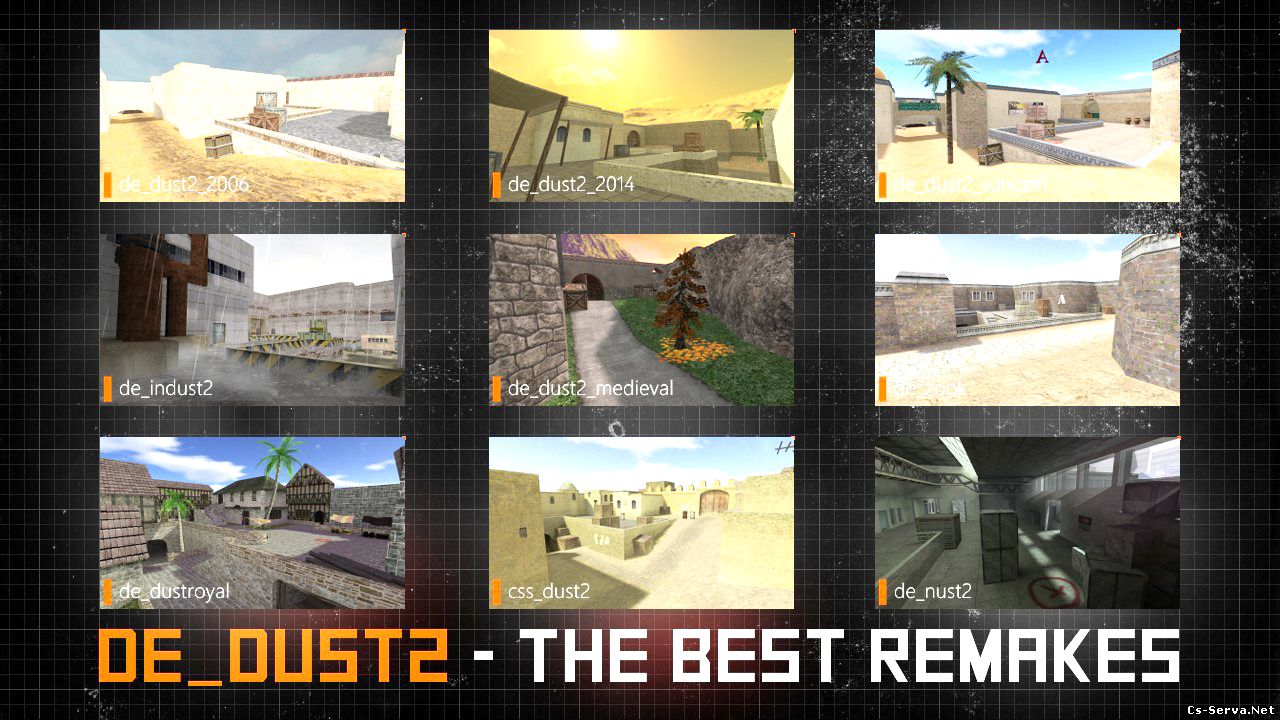 Пак карт лучших ремейков De_dust2