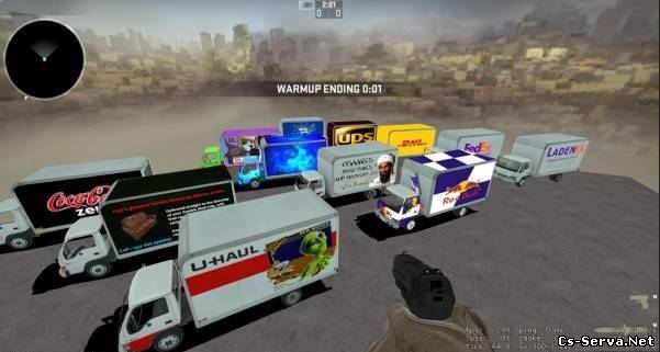 Новые скины грузовиков для карты de_nuke [CS:GO]