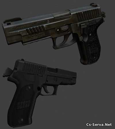 Модель пистолета P226 Bledoken's для CS 1.6