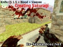 Knife CS 1.5 + Blood + Sleeves