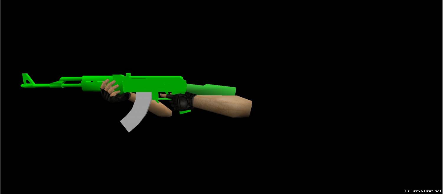 GREEN AND WHITE AK47