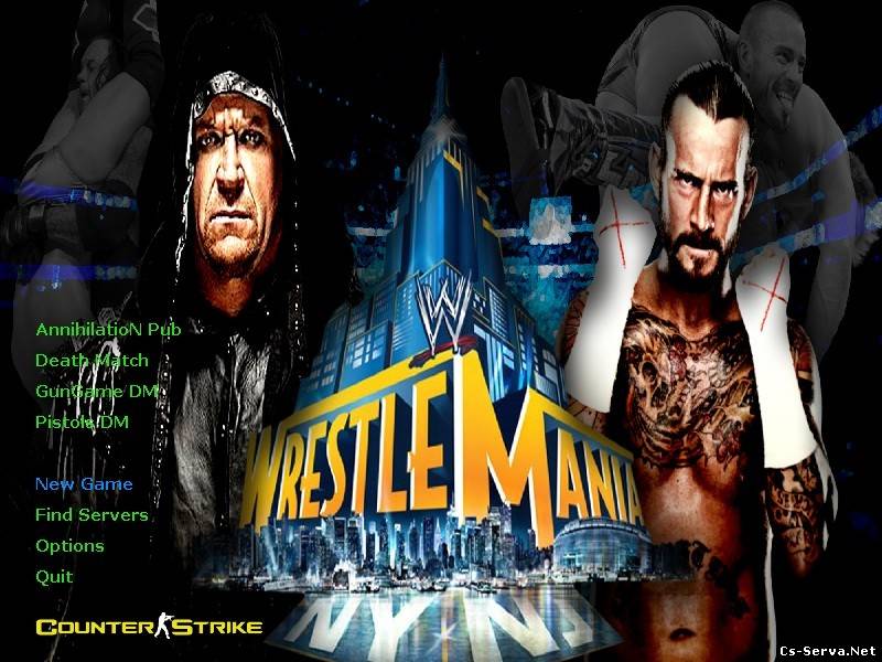New GUI for cs 1.6 Undertraker Vs CM punk