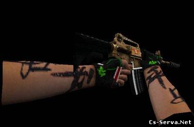 Золотая M4A1 из CSS