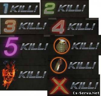 Плагин Killing messages and sounds v1.0 для CS:GO