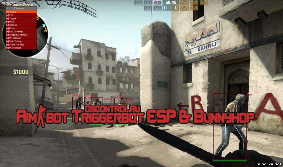 Чит CS:GO Aimbot Triggerbot ESP & Bunnyhop
