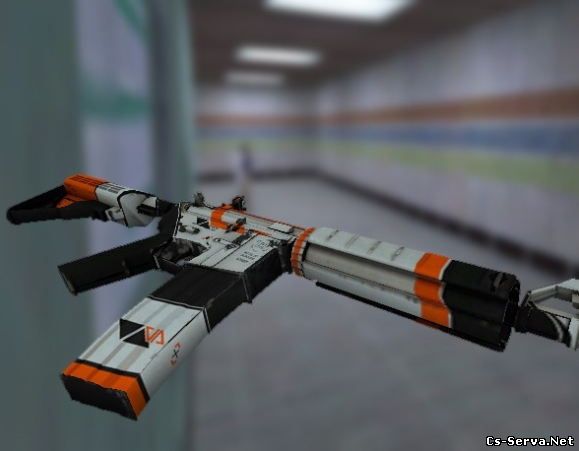 Модель оружия для CS 1.6 [M4A4 Asiimov]