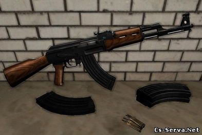AK-47 on MW animations