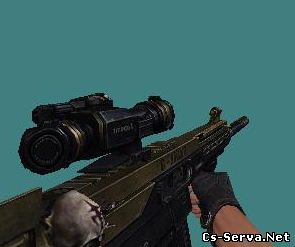 Steyr AUG со скелетом №1