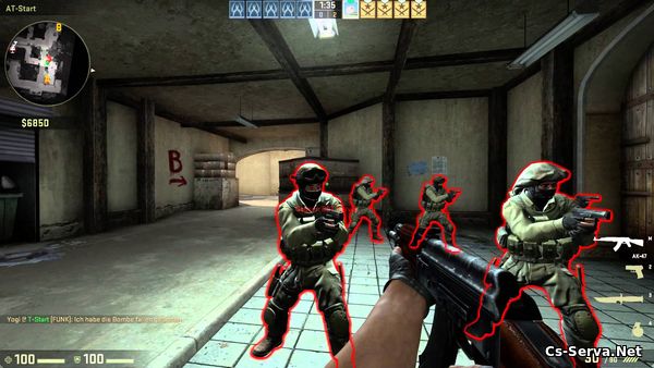 Бесплатный R8 чит CS:GO