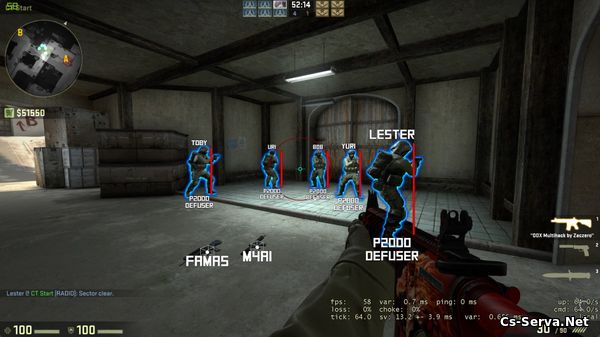 DDX Multihack v1.15.2 для CS:GO
