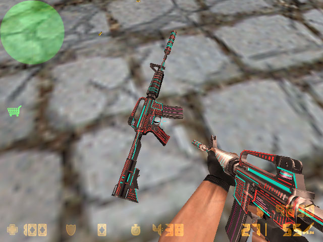 M16 - Ретекстура сине-красной плазмы
